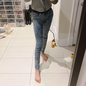 Denim Elastic Legging